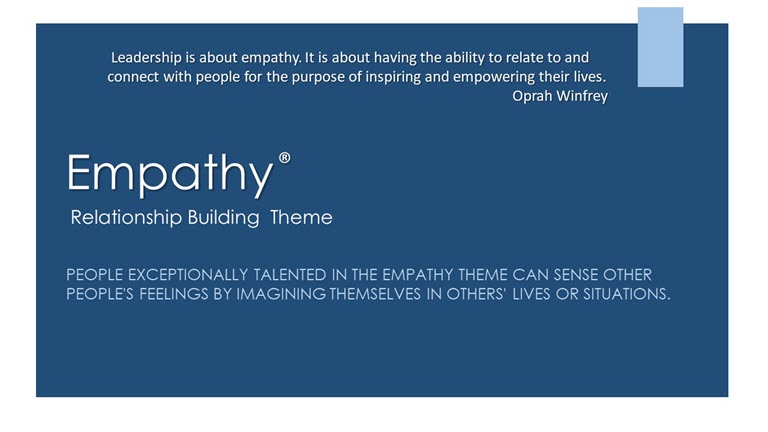 Empathy Relationship Building Theme