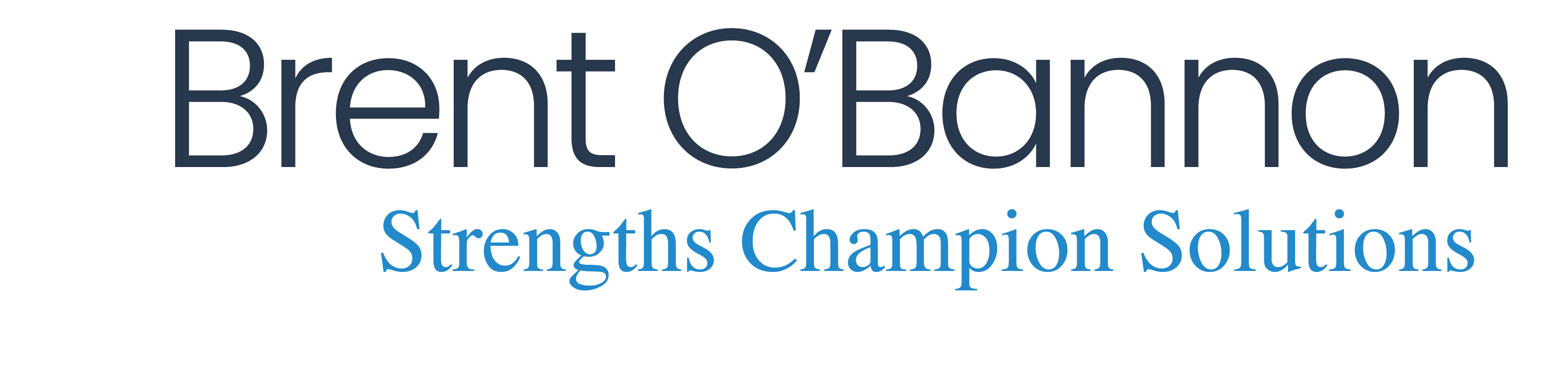 Brent O'Bannon | Strengths Champion Solutions